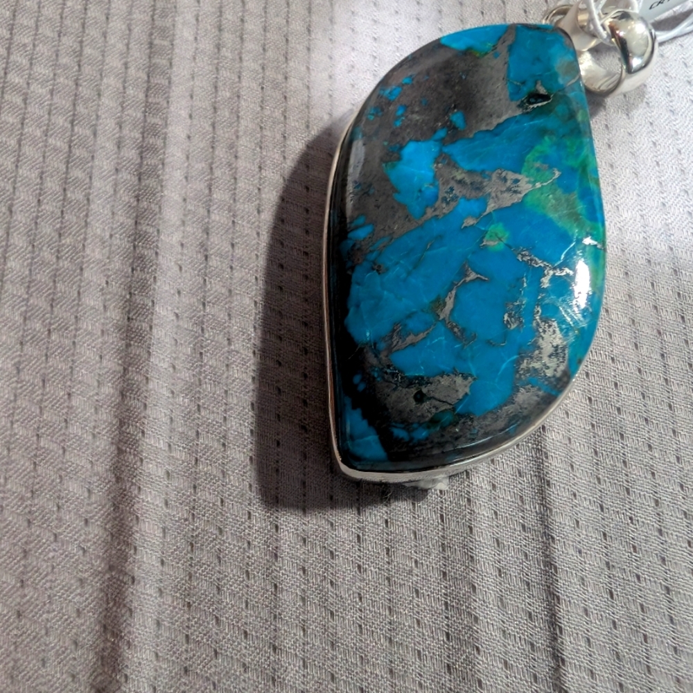 Chroysocolla pendant